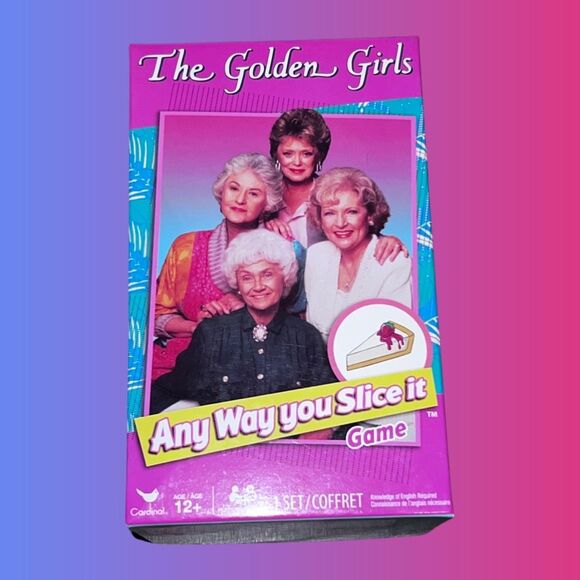 NEW Cardinal Games The Golden Girls “Any Way You Slice It” Game Complete - Picture 2 of 4